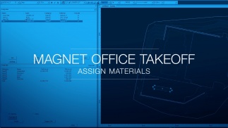 Assign Materials in MAGNET Office Takeoff for better results