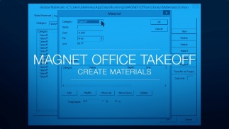 Create Materials in MAGNET Office Takeoff to improve your bids