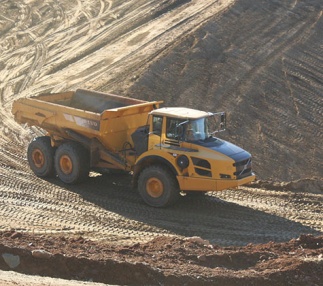New technology monitors haul trucks’ productivity on Virginia dam reconstruction.