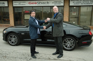 Topcon announces Mustang prize delivered to Elite Survey Suite contest winner