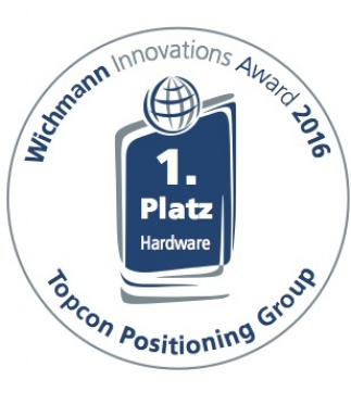 Topcon accepts Wichmann Innovations Award for Falcon 8