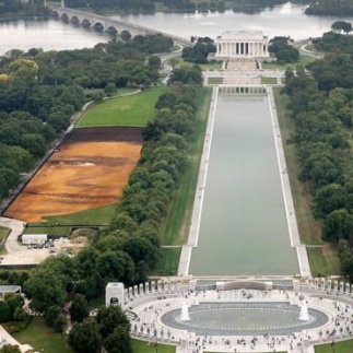GPS helps artist’s rendering come to life in a big way on the National Mall.
